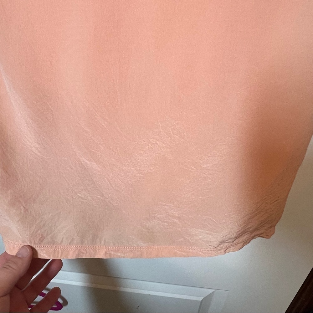 Tommy Bahama Women’s Shirt Silk Peach Size XS Short Sleeve Beach Boho Preppy‌ - Picture 2 of 7
